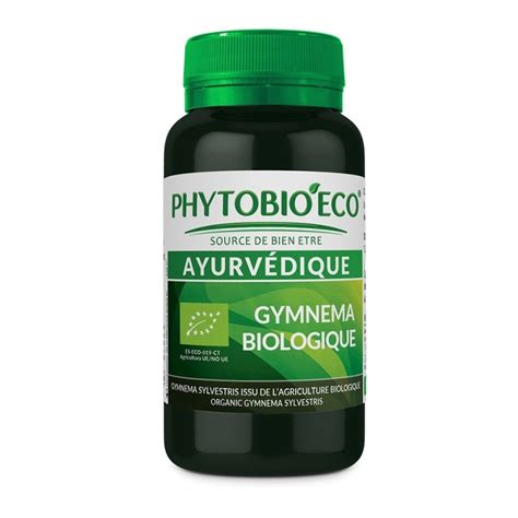 GYMNEMA SYLVESTRIS BIO PHYTOBIO ECO Boite de 60 gélules végétales