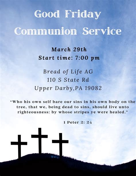 Good Friday Communion Service