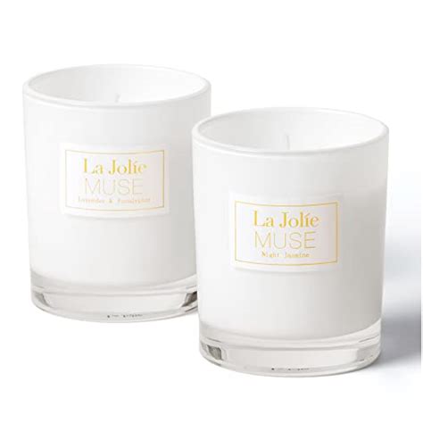 LA JOLIE MUSE Lavender Eucalyptus Jasmine Scented Candle Candles