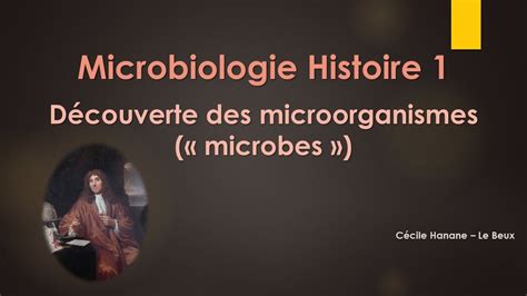 Microbiologie Histoire Decouverte Des Microorganismes Microbes