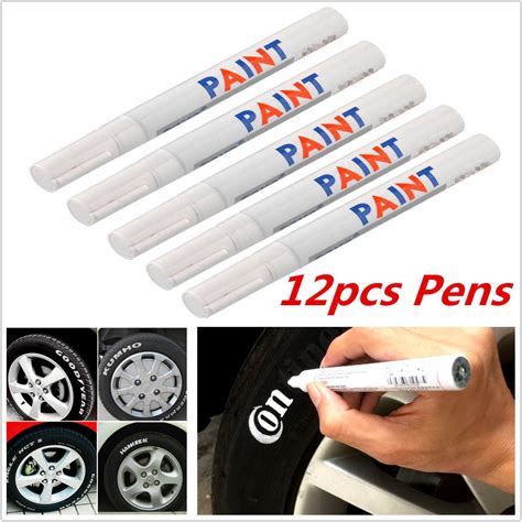 Car Wheels With Tyres Pcs White Waterproof Permanent Car Tyre Tire