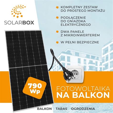 Fotowoltaiczny Zestaw Balkonowy 800W SolarBox III Full Black Z