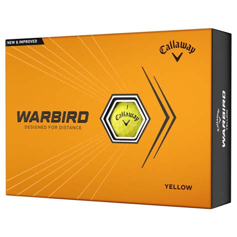 Callaway Golf Warbird Golf Balls Yellow Colgan Sports