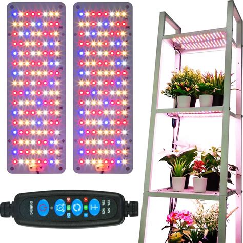 Dommia Grow Light Dimmable Levels Full Spectrum Grow Light With Auto