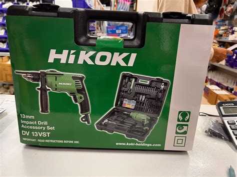 Impact Drill Accessory Set Bundle By Hikoki 6 Month Warranty