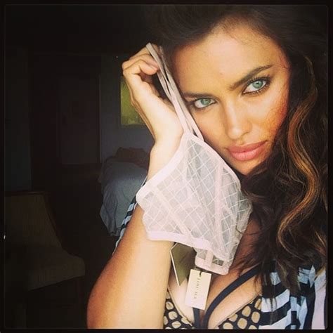 Irina Shayk Posing With Panties Of The Day