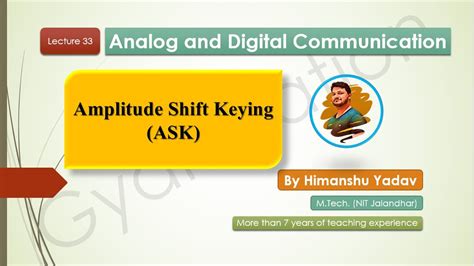 Lecture 33 Amplitude Shift Keying Ask Bask Ask Digitalcommunication Aktu Constellation