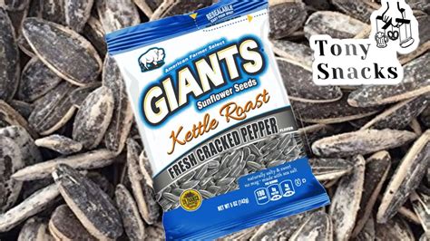 Giants Kettle Roast Fresh Cracked Pepper Sunflower Seeds YouTube