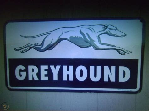 Greyhound Bus Station Adv. Porcelain sign -Heavy Big Sign- | #1914744254