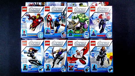 Lego Marvel Avengers Assemble Super Heroes Minifigures Bootleg Knockoff 1720 Youtube