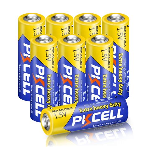 Pkcell Aa Batteries 15v R6p Um3 Heavy Duty Batteries8pc