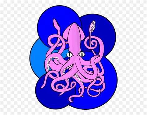 Giant Squid Clip Art - Squid Clipart - FlyClipart