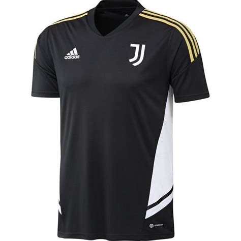 Juventus Trænings T Shirt Condivo 22 Sort Hvid unisport dk