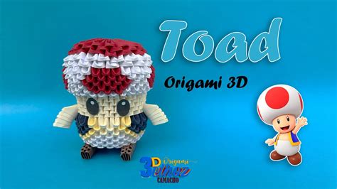 Cómo Hacer a Toad en Origami 3D Bethoz Camacho YouTube