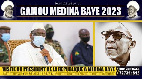 Direct Visite Du President De La Republique A Medina Baye Mardi