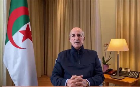 Algérie première apparition depuis deux mois du président Tebboune