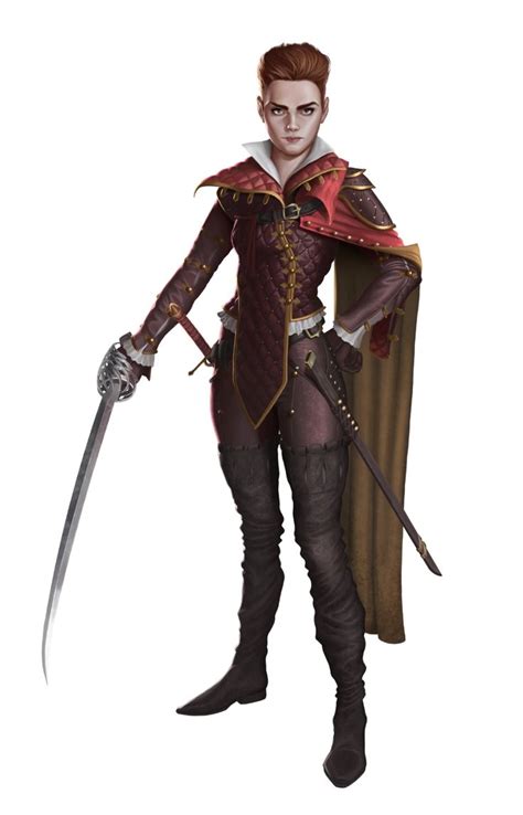 Female Human Swashbuckler Duelist Pathfinder Pfrpg Dnd Dandd 35 5th Ed D20 Fantasy Fantasy