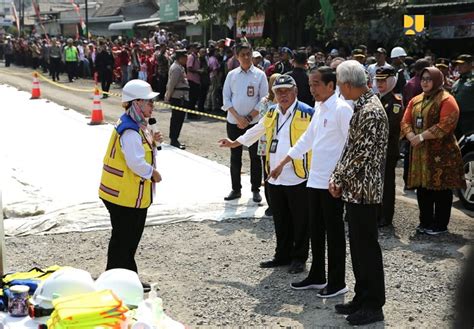 Jokowi Tinjau Perbaikan Jalan Solo Purwodadi Dari Saya Kecil Tidak