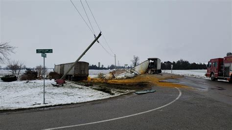 Collision Between Two Transport Trucks In Perth East Sends One Person