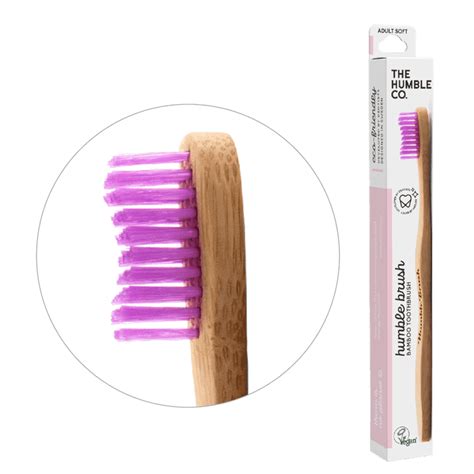 The Humble Co Humble Brush Adult — Purple Soft Bristles 12 Best Eco