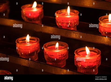 Candle Lights Sacrificial Lights Stock Photo Alamy