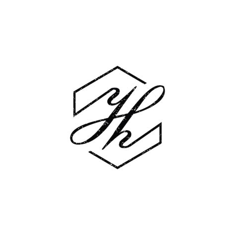 Premium Vector Abstract Initial Letter H Logo In The Form Of Hexagon