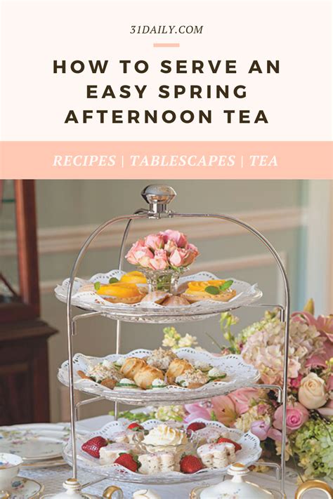 Spring Afternoon Tea Easy Recipes And Ideas Mothers Day Afternoon