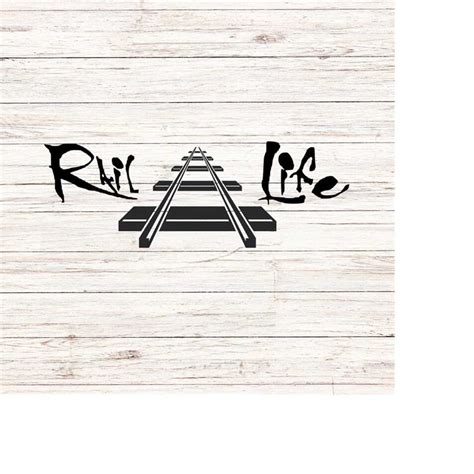 Rail Life Track Svg Railroad Life Svg Railroad Svg Conductor Inspire