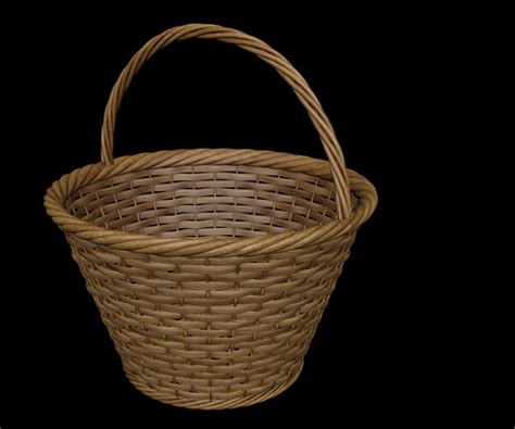 ArtStation - Bamboo Baskets Woven bamboo baskets A4 | Resources