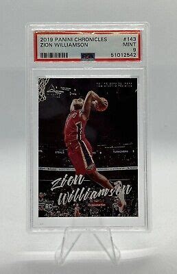 2019 20 Panini Chronicles Luminance Zion Williamson RC Rookie PSA 9