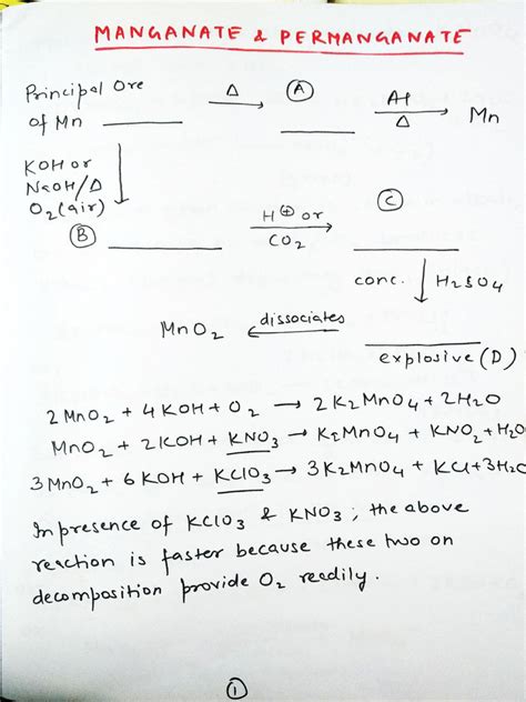 Manganate Permanganate | PDF