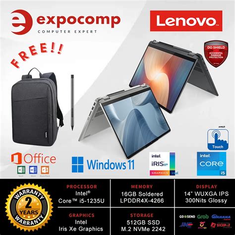 Jual Lenovo Ideapad Flex I Iau Core I U Gb Gb W Ohs