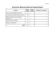 Flowchart Modeling Exercise Grading Rubric Docx Csis Flowchart