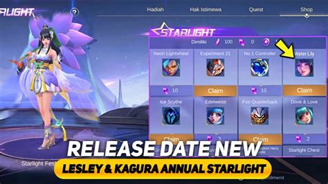 How To Get Lesley And Kagura Annual Starlight Skin Kagura Skin Resale