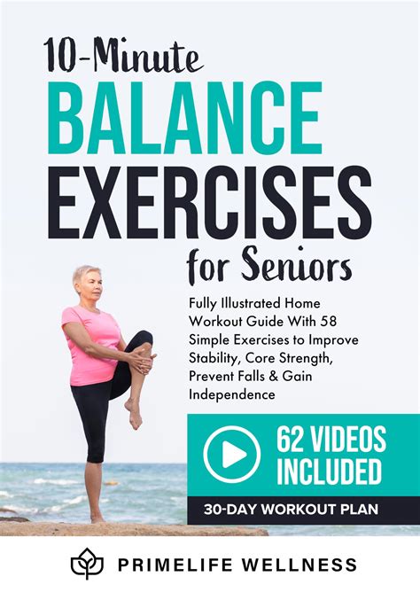 Buy 10 Minute Balance Exercises For Seniors Fully Illustrated Home