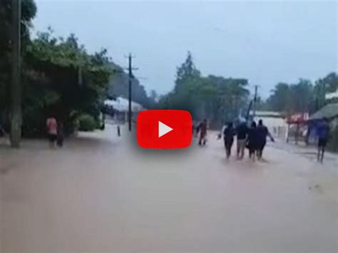 Meteo Cronaca Diretta Video Isole Fiji Improvvise Inondazioni Mandano