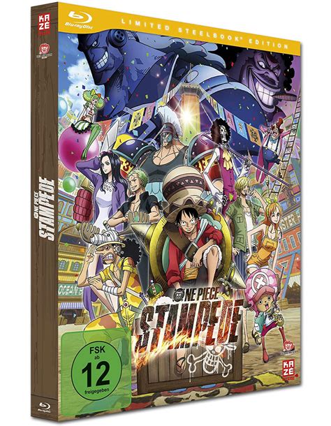 One Piece Der 13 Film Stampede Steelbook Edition Blu Ray Anime