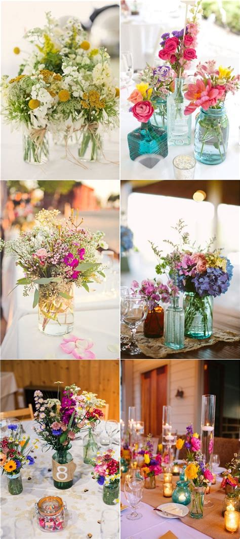 20 Whimsical Wildflower Wedding Centerpieces 2024