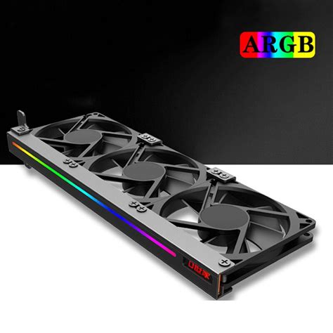 Gpu Ventilador De Refrigera O Rgb Mudo V Pin Argb Xfans Placa De