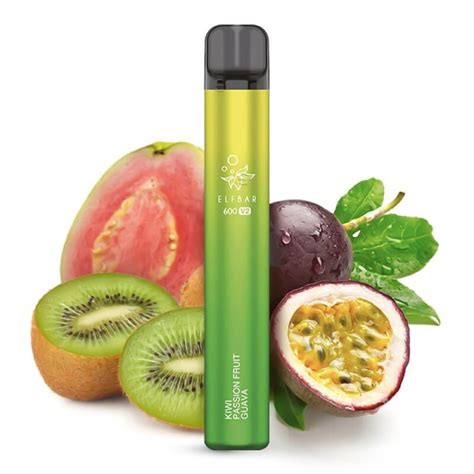 Elfbar 600 V2 Nikotin Kiwi Passion Fruit Guava