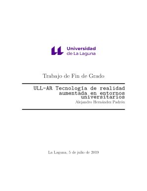 Completable En línea riull ull ULL AR Tecnologa de realidad aumentada