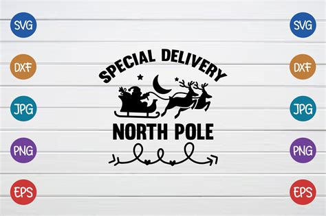 Special Delivery North Pole Graphic By Mn Creation Creative Fabrica