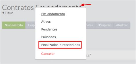 Alterar configuração da DIMOB para contratos rescindidos Superlógica