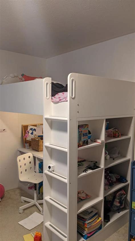 Ikea Smastad Loft Bed Frame Desk And Storage White Twin For Sale In Dallas Tx 5miles Buy