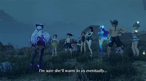 Xenoblade Chronicles 2 Swimsuit Edition Blade Quest Cutscenes T Elos