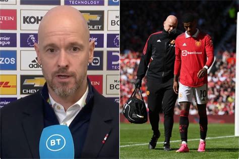 Video Erik Ten Hag Provides Marcus Rashford Injury Update After