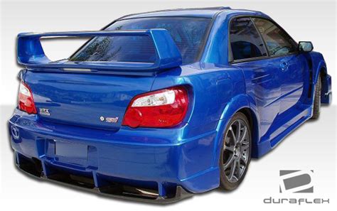 2004 Subaru Impreza 4dr Rear Bumper Body Kit 2004 2005 Subaru Impreza Wrx Sti 4dr Duraflex C