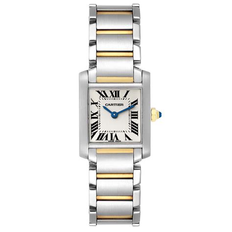 Cartier Tank Francaise Small Two Tone Ladies Watch W51007q4