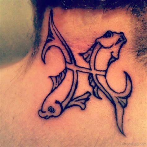 13 Fine Pisces Tattoos On Neck Tattoo Designs