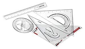 Pentagon Engineering Instruments Set Squares Set Of Pieces Amazon